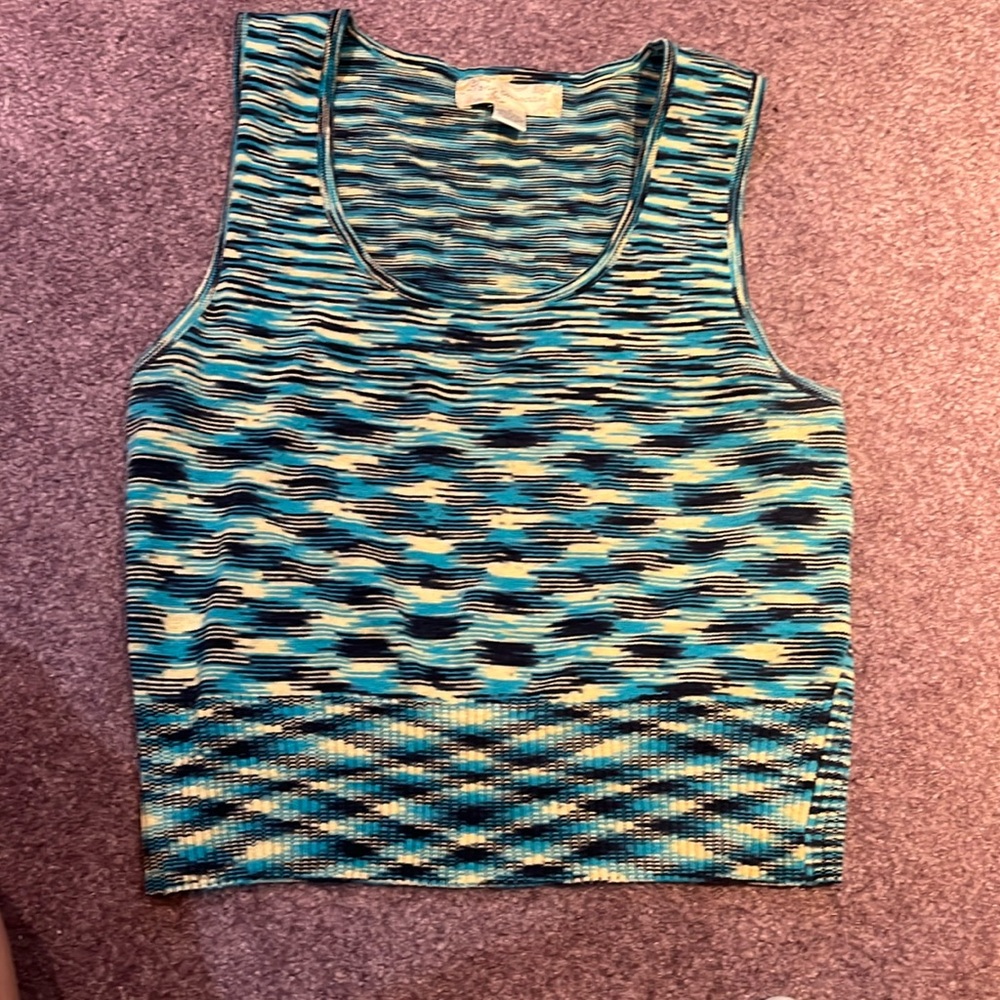 Blue tank top